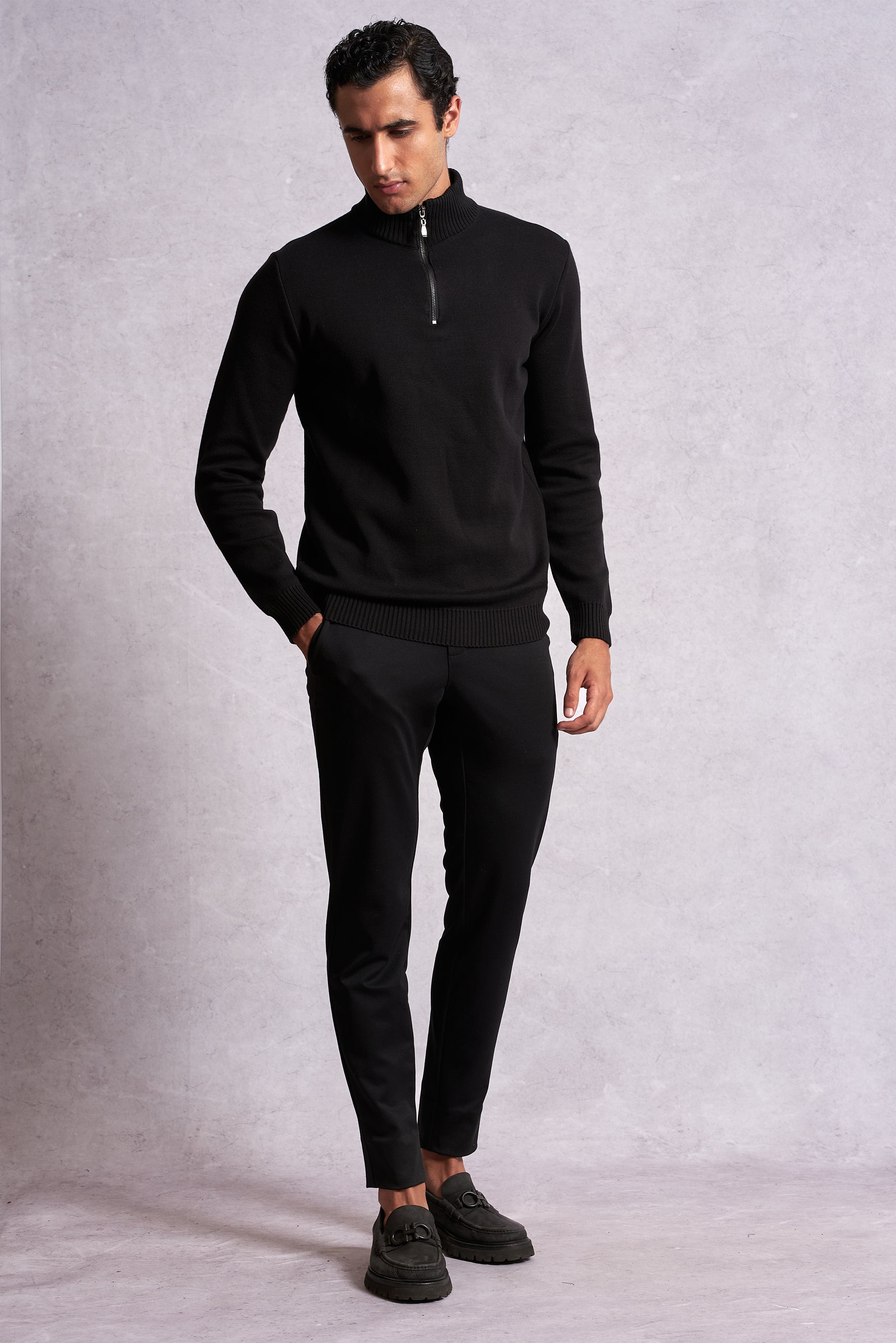 Tricot Gola Alta com Zíper Ankor Masculino